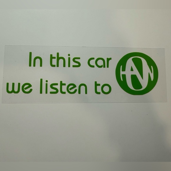 In This Car We Listen to Hanson Decal - Picture 4 of 5